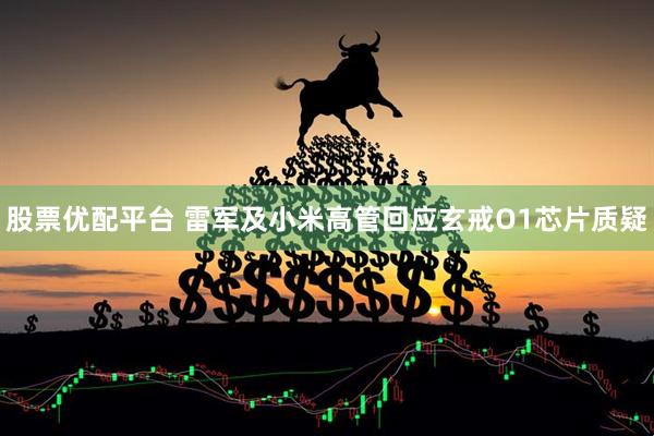 股票优配平台 雷军及小米高管回应玄戒O1芯片质疑
